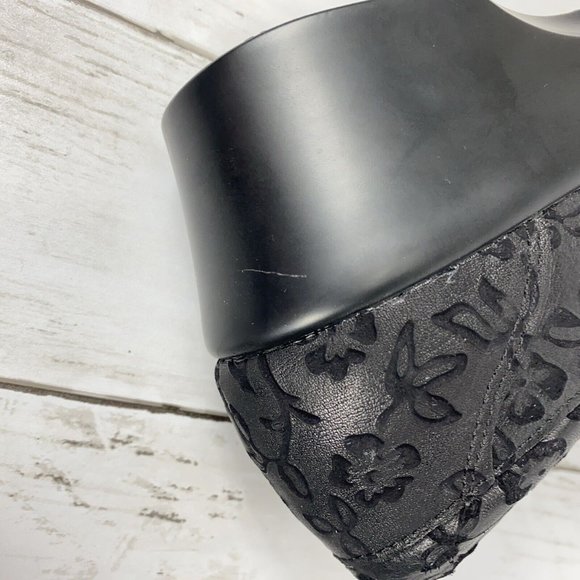 Alegria ERY-461 Black Leather Stretch Clogs Morning Glory Wm Sz 11 EU 42 NWOB - Picture 9 of 9